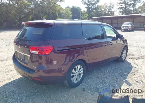 2017 Kia Sedona Lx из США, поврежденный, VIN KNDMB5C12H6333144